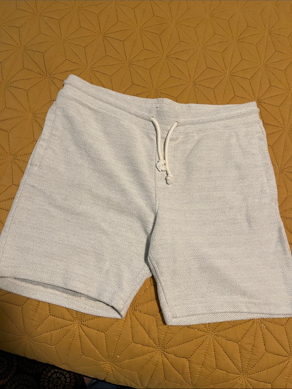 Goodfellow & Co Light Gray Knit Drawstring Shorts